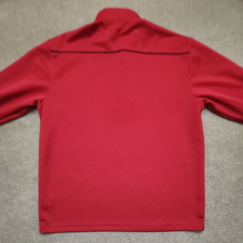 Pebble Beach Performance 1/4 Zip Pullover Mens M Red Sweatshirt Golf - Picture 5 of 6